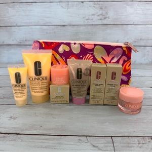 Clinique Cosmetic Bag and Samples